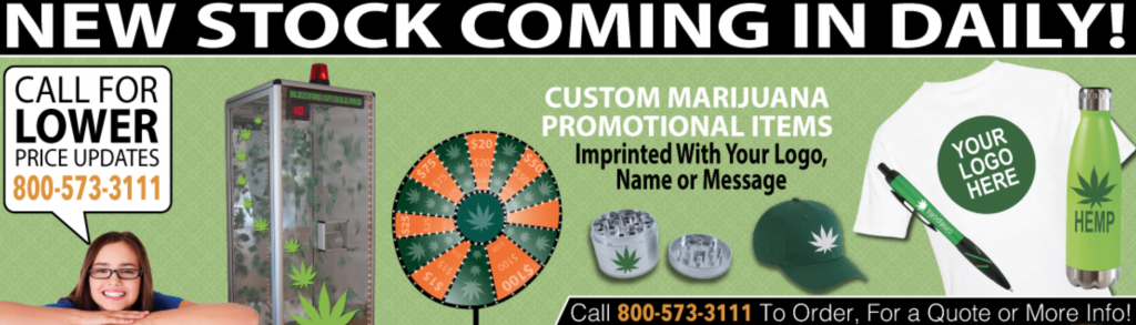 420 Promotional Products - Branded Cannabis Dispensary Merch and Marijuana Branding